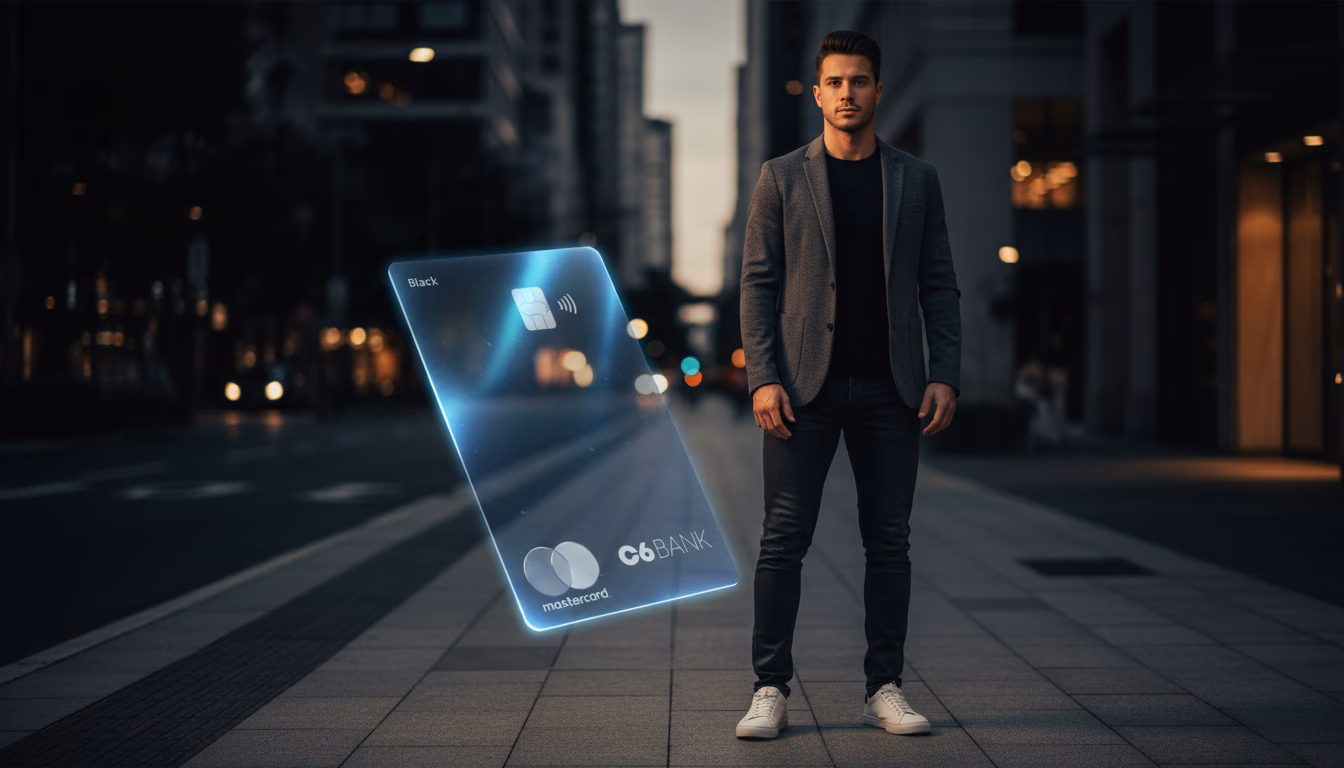 C6 Mastercard Black: Vantagens, Cashback 1,2% e Sala VIP Ilimitada