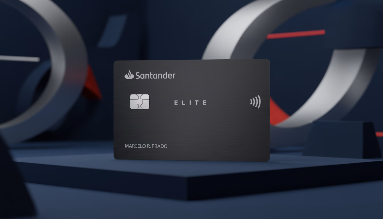 Santander Elite: Pontos Esfera ou Cashback + Tag Grátis e Anuidade Zero