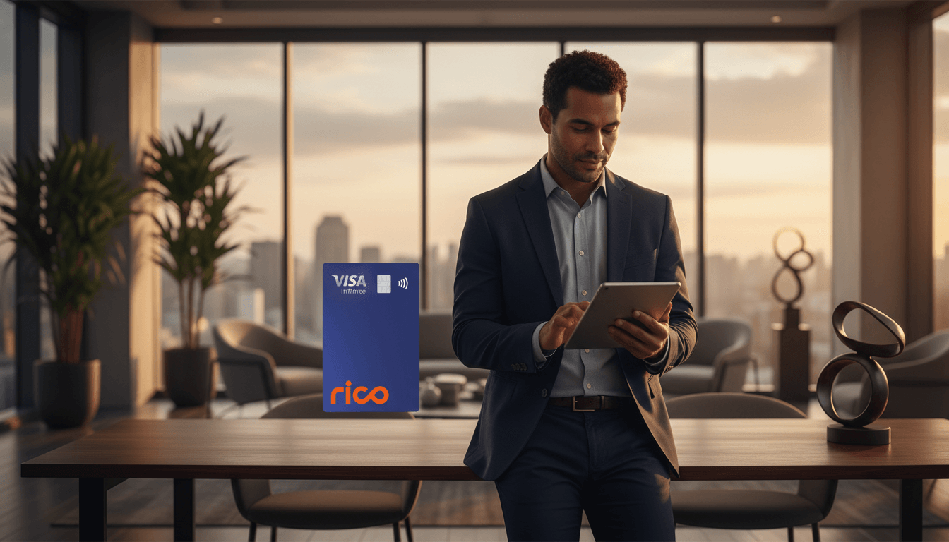 Rico Visa Infinite: Zero Anuidade + Investback de até 1% | Conheça as Vantagens