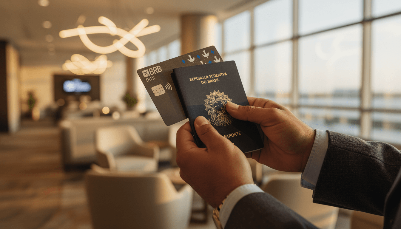BRB DUX Visa: Conheça o Cartão de Metal com Concierge e Lounges Ilimitados